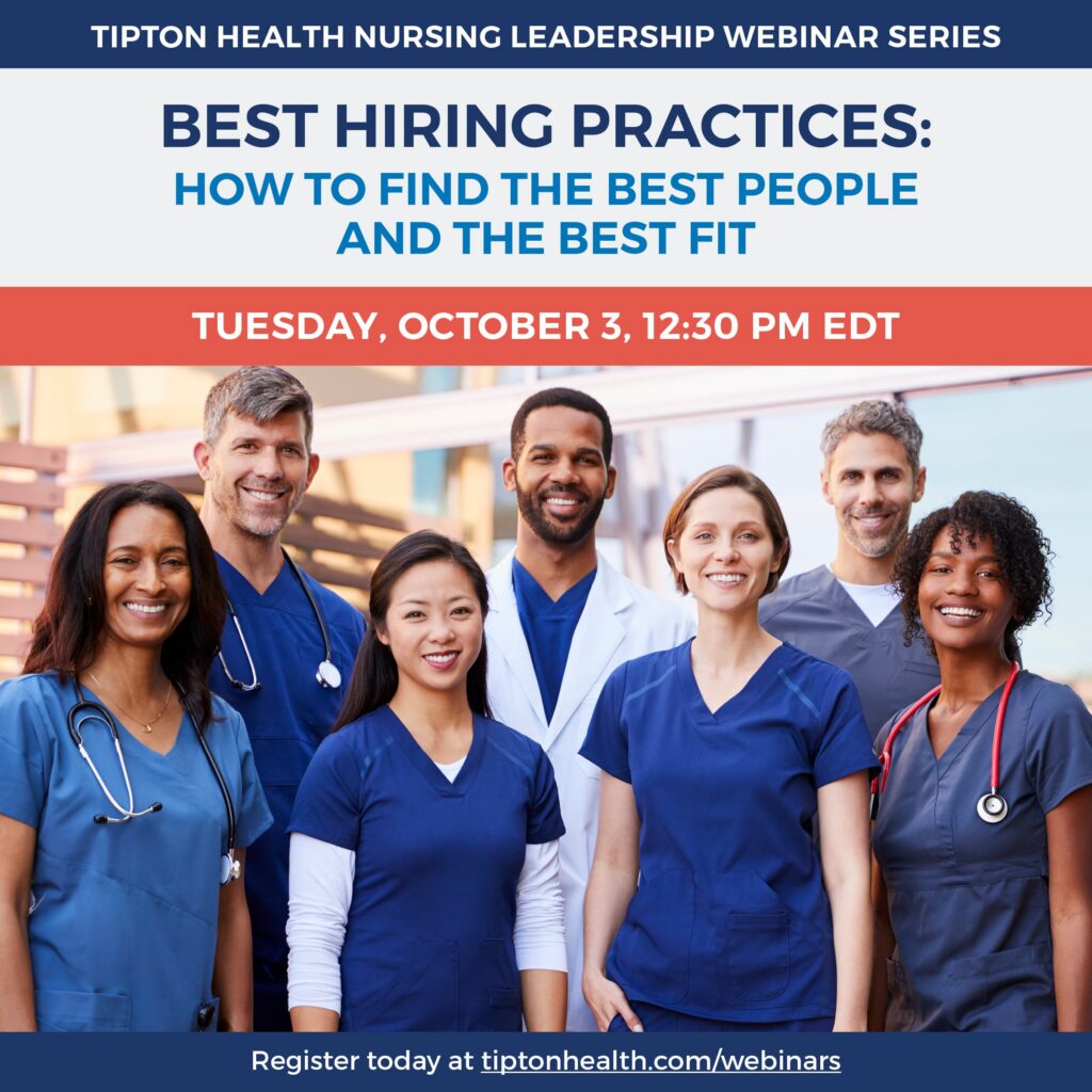 Webinar graphic for “Best Hiring Practices: How to Find the Best People and the Best Fit”